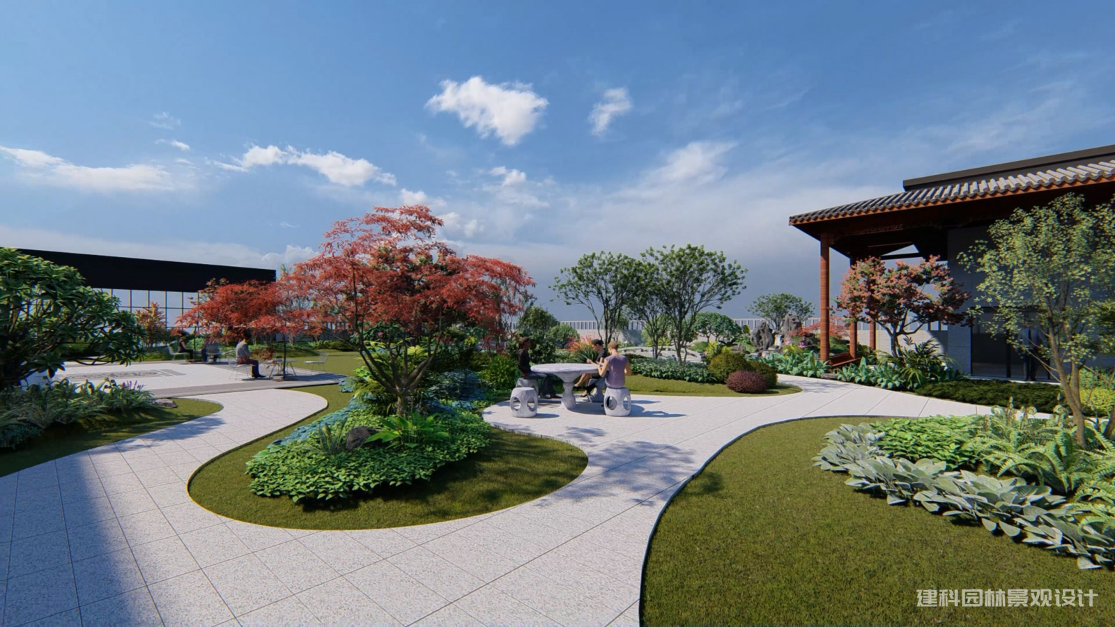 工廠屋頂花園設(shè)計要點