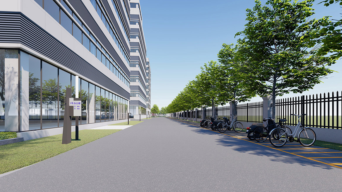 科技公司廠區(qū)景觀設計3