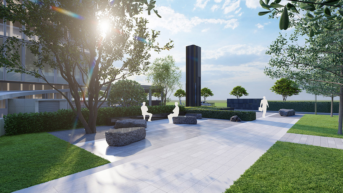 醫(yī)藥集團南方總部項目景觀設計案例1